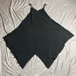 All Black Small Beach Flow-dress
